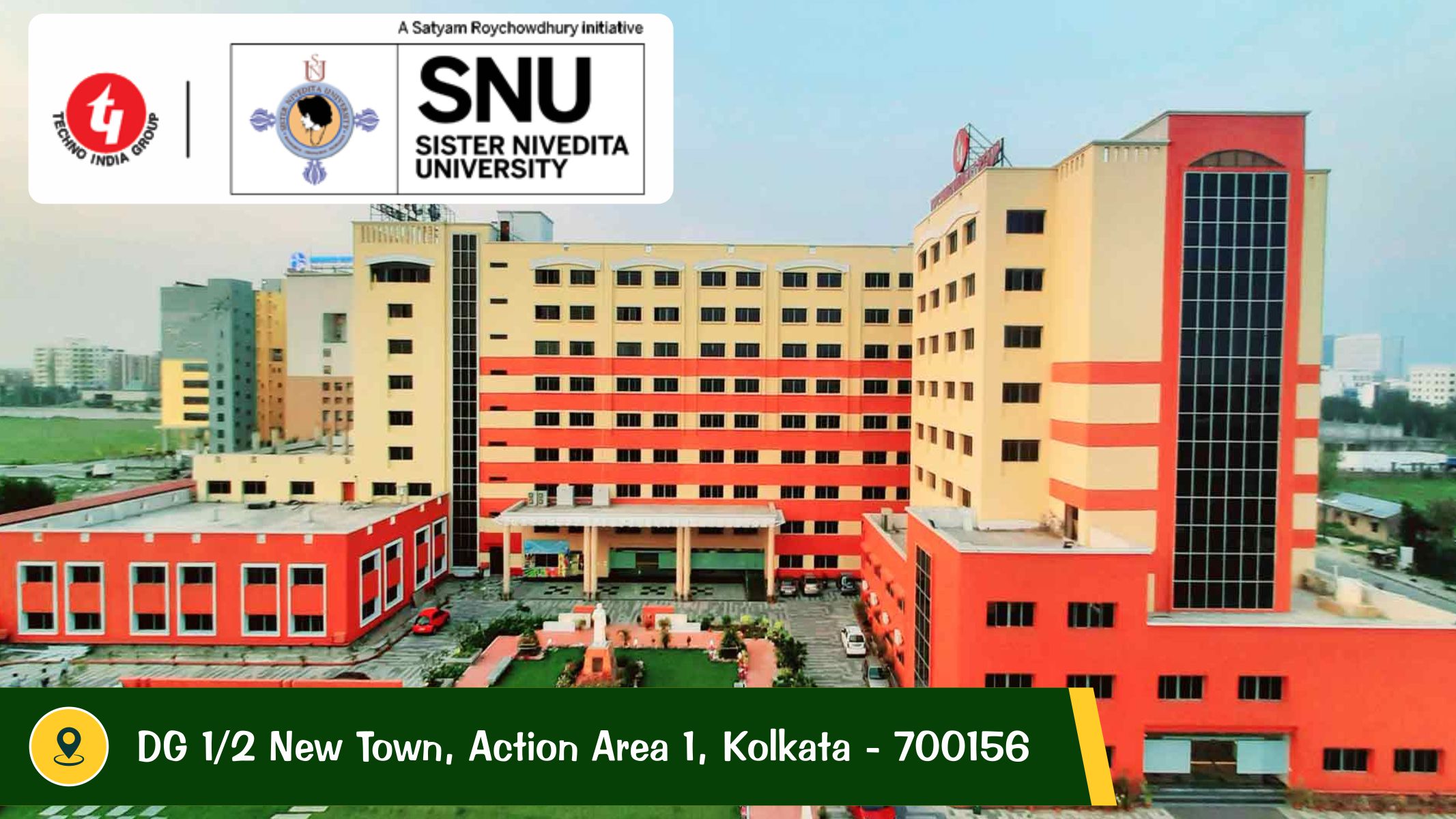 out side view of Sister Nivedita University - SNU